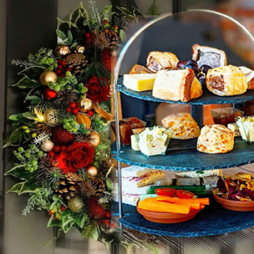 Christmas Wreath Making Workshop with Festive Afternoon Tea - Wednesday 4th December